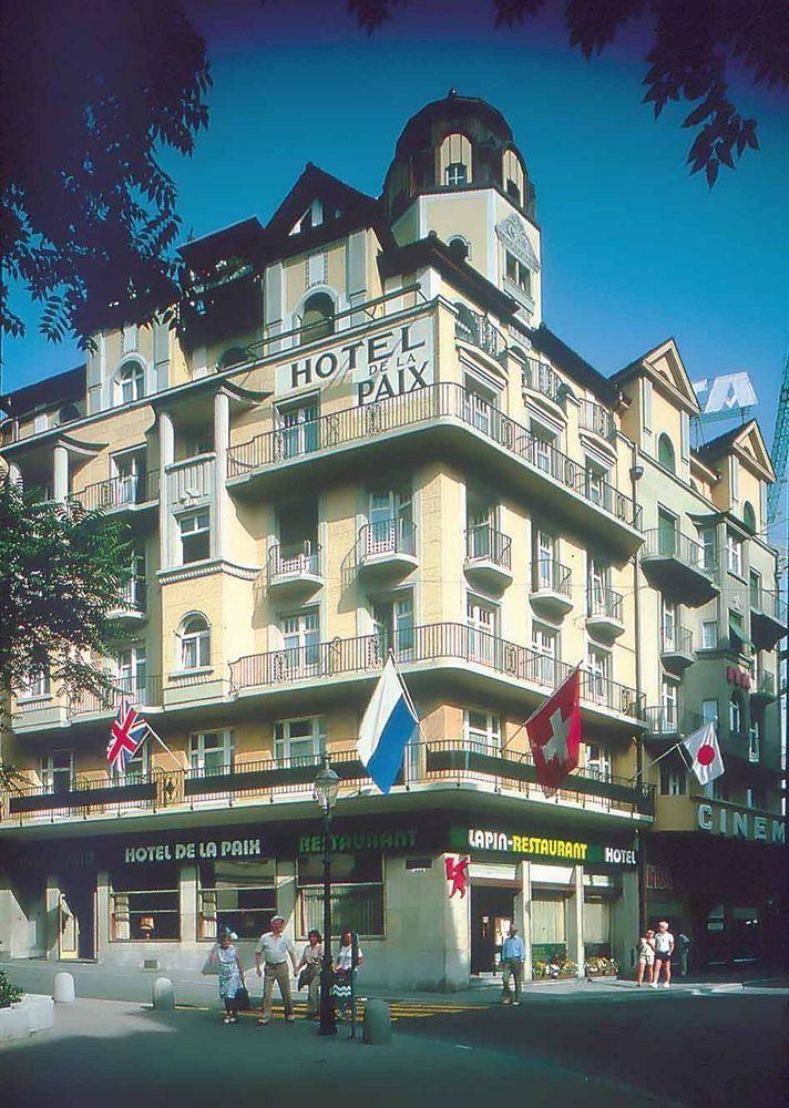 Hotel De La Paix Люцерн Экстерьер фото